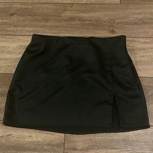 Abercrombie & Fitch Black Satin Skirt